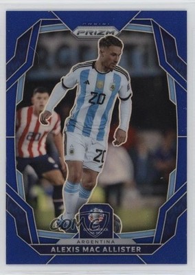 2024 Panini Prizm CONMEBOL Copa America Blue /110 Alexis Mac Allister #4 04ae