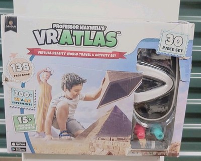 Professor Maxwell's VR Atlas Virtual Reality Kids Science Kit & Book Interactive