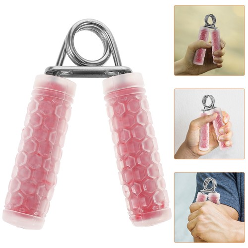 Red Max Exerciser Adjustable Grip Strength Trainer Set Steel PP Red for Sports Hand ...