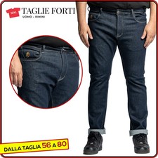 Men's stretch jeans PLUS SIZES light denim trousers from 54 to 88 Maxfort