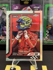 2025 Topps Chrome F1- Oliver Bearman Driver Of The Day #123 Refractor (RC)