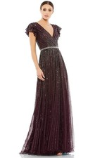 Mac Duggal 5502 - Sequined Evening Gown Size:8 $698 NWT