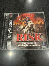Risk the Game of Global Domination PlayStation 1, 1998 Complete CIB Black Label