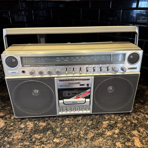 VTG Panasonic RX-5250 Boom Box Tape Deck Radio Ghetto Blaster Dollby Hip Hop EUC