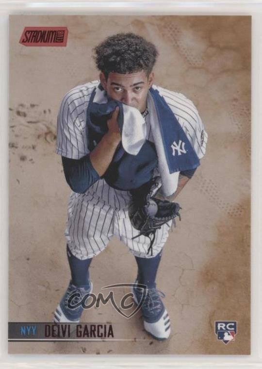 2021 Topps Stadium Club Red Foil Deivi Garcia #140 00gy