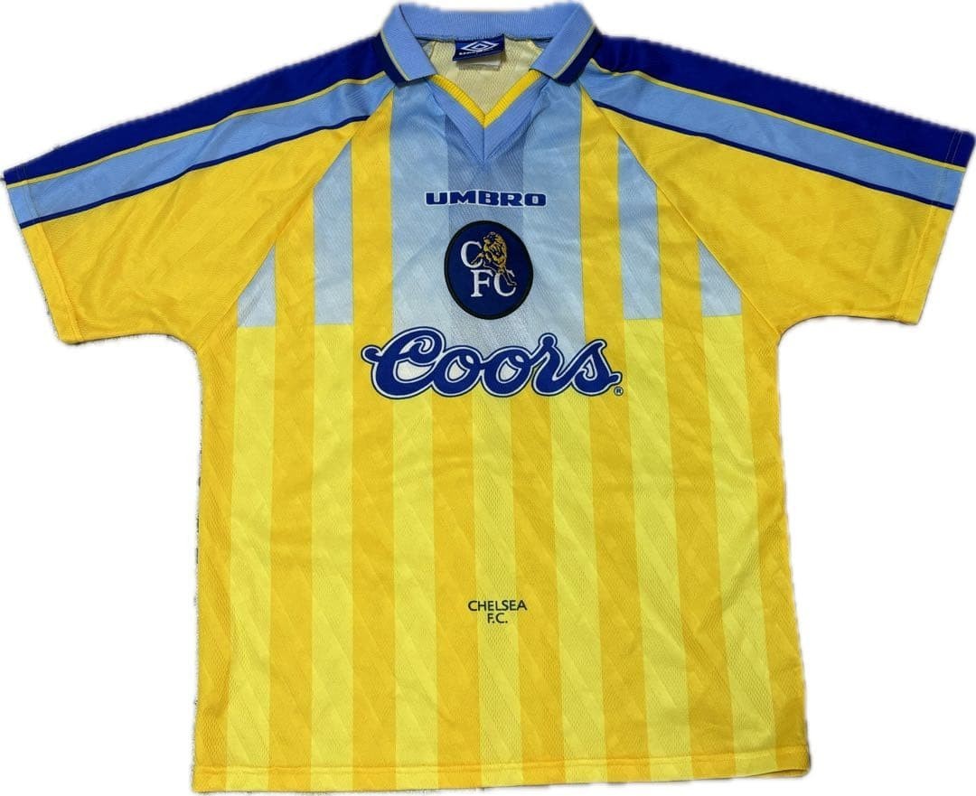 Chelsea FC 1996-1998 Large Away Football Shirt Jersey EPL UMBRO