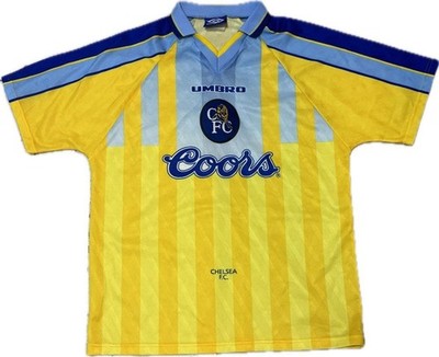 Chelsea FC 1996-1998 Large Away Football Shirt Jersey EPL UMBRO