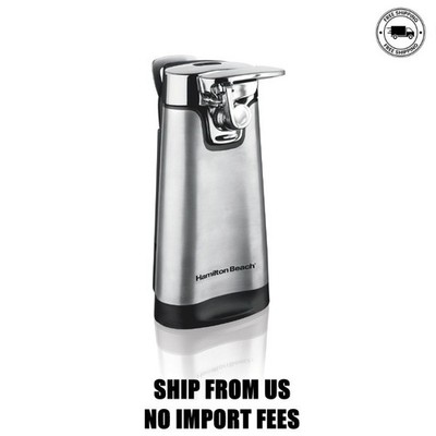Hamilton Beach SureCut Automatic Electric Can Opener with Multi Tool, Stainless 
