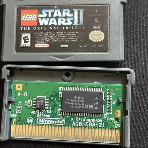 Lego Star Wars 2: The Original Trilogy Gameboy Advance GBA Game Tested Authentic