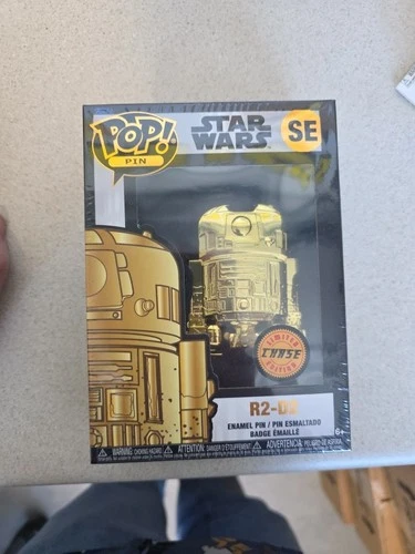 Funko Pop! Pin Star Wars R2-D2 Limited Edition SE NEW SEALED Gold Chase