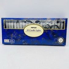 Vintage Pifco 20 Candle Lights Christmas Decorations Set Tested & Working Boxed