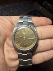 Vintage RARE Seiko 5 Automatic with German & English Day/Date Men's Wristwatch