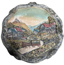 Antique Austria Hanging Wall Plate