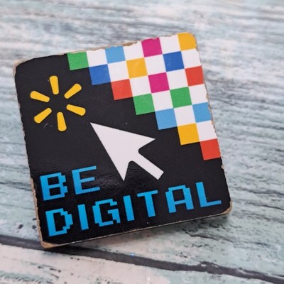 Walmart Associate Employee Pin - Be Digital Spark Logo