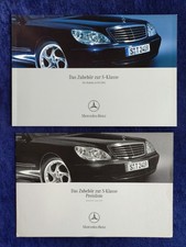 Mercedes W220 S-Class Accessories Brochure 9.2002 + Price List