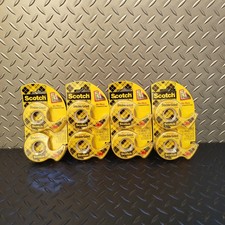 Scotch Double-Sided Permanent Tape 4 Pack, 2 1/2 X 400 Inches, Transparent