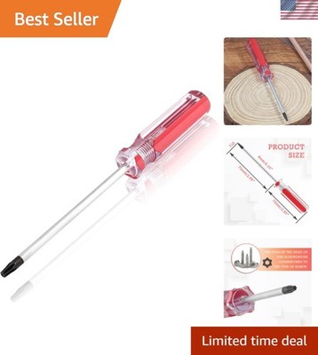 Professional T10 Torx Screwdriver with Magnetic Tip & Comfortable Grip, 150mm