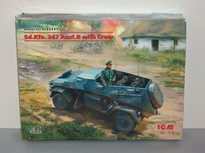 ICM 1/35 Scale Sd.Kfz. 247 Ausf.B With Crew