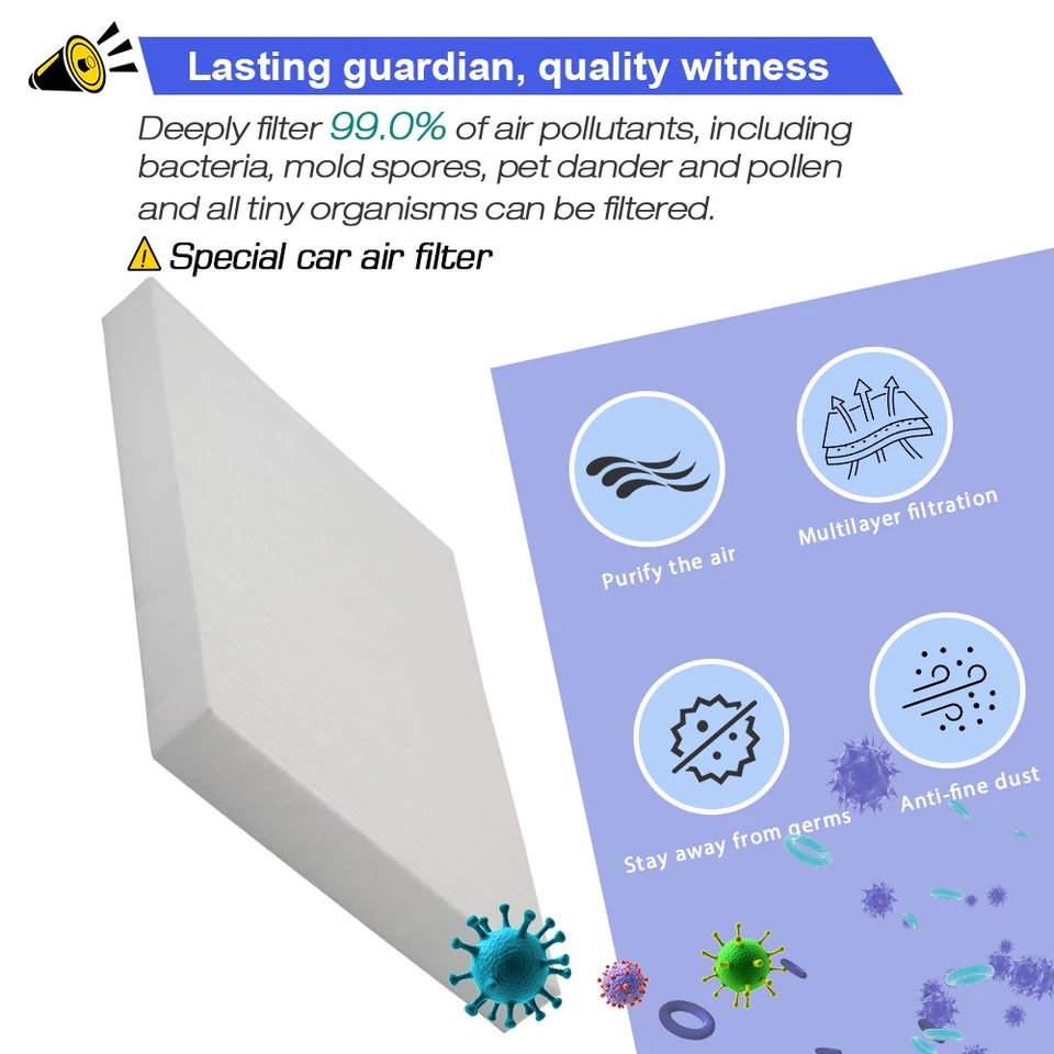 Engine & Cabin Air Filter Set For Buick Lucerne 2006 2007 2008 2009 2010 2011 - Image 4 of 4