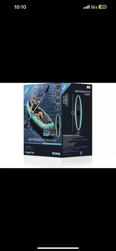 Bestway Hydro Force Ventura ELITE Inflatable Kayak Set Brand NEW - Sealed Box✅ - Image 2 of 4
