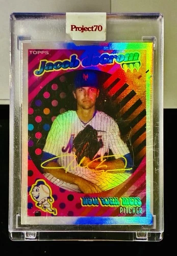 11/70 #692 Jacob deGrom 2021-22 Topps Project70 by Claw Money Rainbow Foil