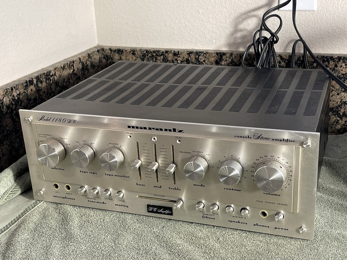 Vintage Marantz 1180-DC Stereo Integrated Amplifier 1180dc