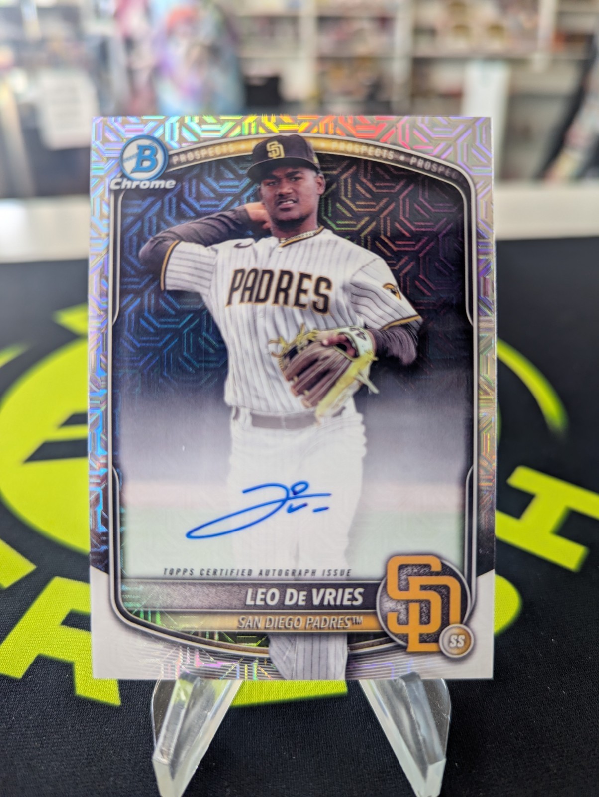 2025 Bowman Chrome Prospects Leo de Vries Mega Box Auto🔥🔥