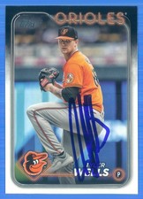 TYLER WELLS Signed/Autographed 2024 Topps Card #251 Baltimore Orioles w/COA c