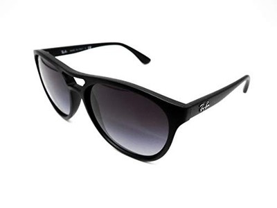 RAY-BAN MEN'S BRAD ROUND SUNGLASSES RB 4170 622/8G - RUBBERIZED BLACK