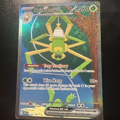 Spidops ex 243/198 SV01: Scarlet & Violet Base Set Holo