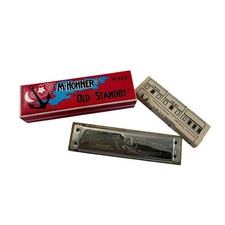 Hohner No 34B Old Standby Harmonica  Box Key of G Made in Germany Vintage