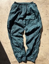 Nike Track Pants Men Large, Vintage 80s/90s, Lined, Zip-Ankle, Nylon