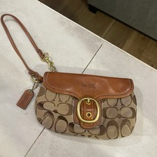 Coach Retired/Vintage Monogram Bleecker Signature Wristlet