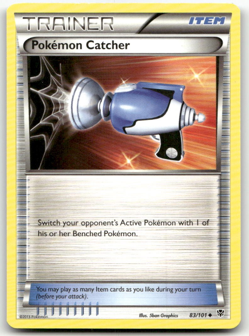 Pokemon Catcher #83/101 (LP) Plasma Blast PLB Pokemon