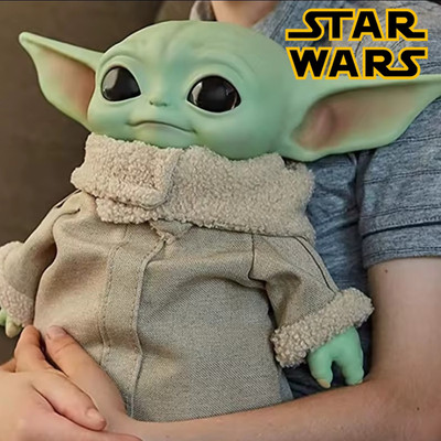 Baby Yoda Grogu Puppe 28cm   Weihnachten Star Wars Figur   Kuschelpuppe Geschenk