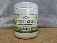 Lonestar Botanicals Stellar Greens Superfood Powder Drink Mix 8oz