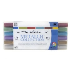 Zig Writer Metallic Collection MS8000/6V Dual...