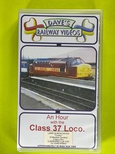 Dave's Railway Videos an Hour With the Class 37 Loco. VHS Video Tape