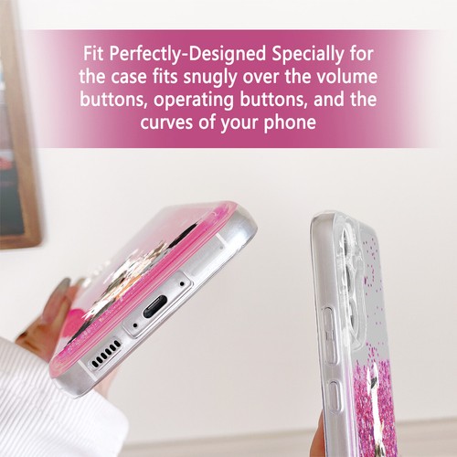 Glitter Phone Case For Samsung Galaxy S24 S23 A15 A25 A54 A55 Soft Cartoon Cover - Picture 11 of 34