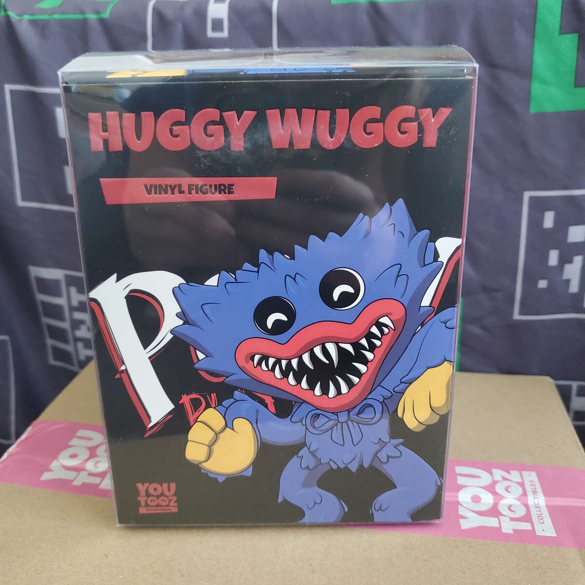  Huggy Wuggy YouTooz Figure, 4.4 Vinyl Toys from Poppy Playtime  Collection, Collectible Huggy Wuggy Vinyl Figure : Toys & Games