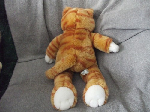 18" BABW Orange makerel plush tabby cat - Picture 5 of 8