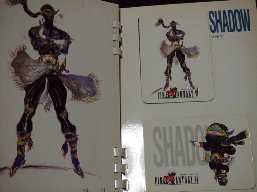 Final Fantasy 6 Character Collection book W/ 24 Cards Yoshitaka Amano art - Picture 7 of 9