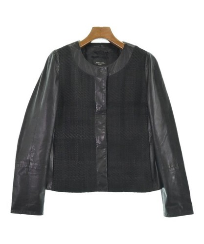 MAX MARA WEEK END LINE Collarless Jacket Black 40(Approx. M) 2200439027076