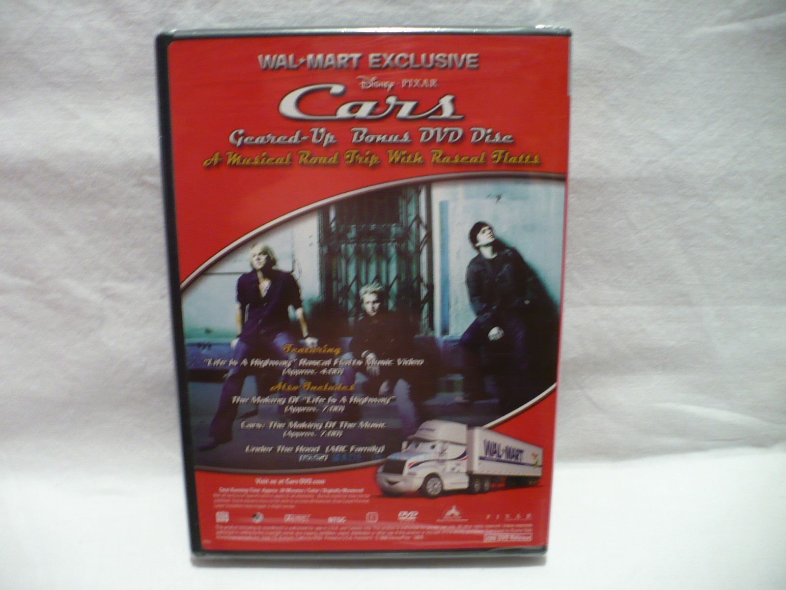 Disney PIXAR Cars Geared-Up BONUS DVD Disc WalMart Exclusive! Rascal ...