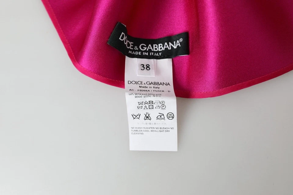 Cinturón DOLCE & GABBANA Rosa Fucsia Seda Cintura Mujer Cintura s. IT38 / XS 420usd Foto 4 de 4