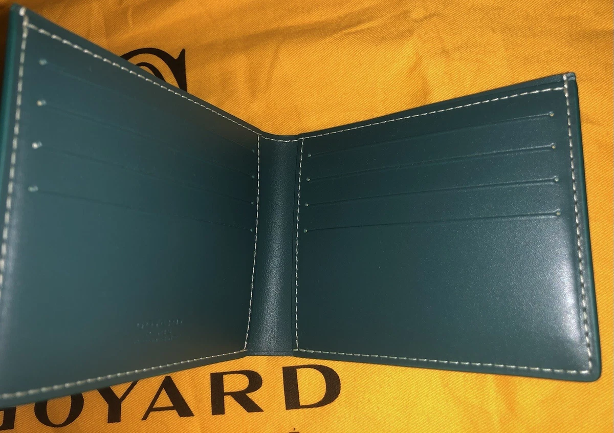 Goyard Green Goyardine Coated Canvas Victoire Bifold Wallet at 1stDibs