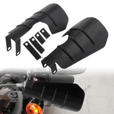 New Style Matte Black Hand Guards For Harley Touring Dyna Softail Honda Yamaha