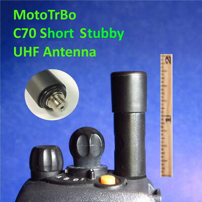 C70S TUNED Short Stubby UHF Antenna for Motorola MotoTrbo R2 R7 PMAE4070