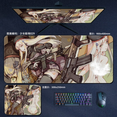 80×30cm HD Printing Play Mat Anime Mouse Pad Girls Frontline Mousepad Gift #30