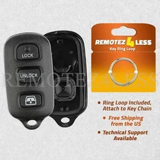 Replacement for Toyota 4Runner Sequoia Keyless Remote Car Key Fob Shell Case 3b